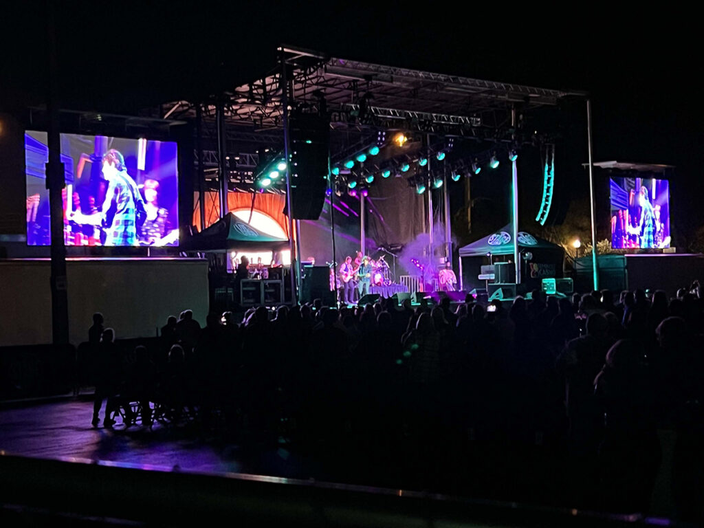 10&rsquo; x 17&rsquo; Absen PL3.9 Pro Mobile LED Screen on both sides of the satge