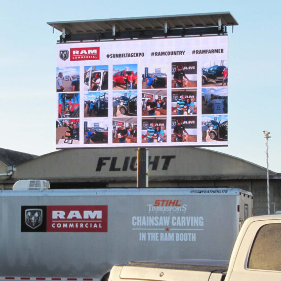 Mobile LED Screen Trailers